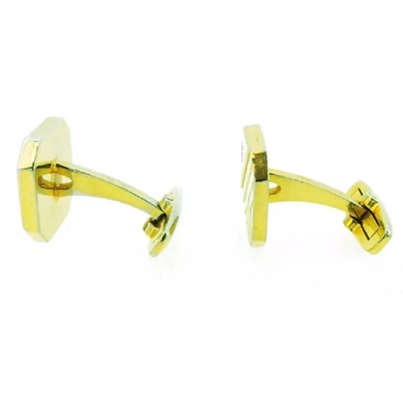 SAINT LAURENT cuffs YSL logo Gold hardware Authentic used T18939 authentic - Picture 6 of 16